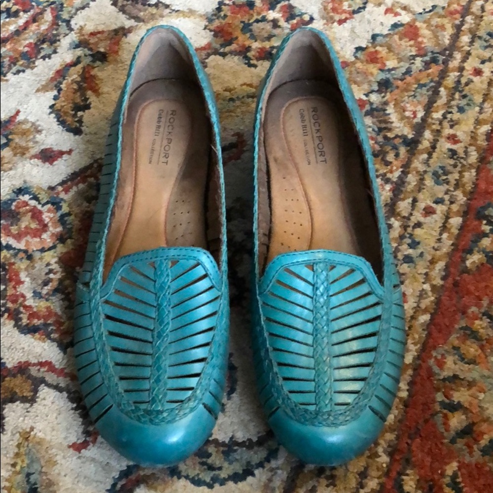 Cobb Hill Flats fun jewel blue/green!